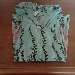 Paisley Grace teal top